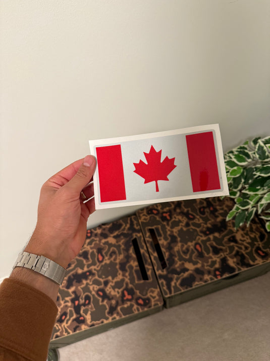 Canada Flag Reflective Decal